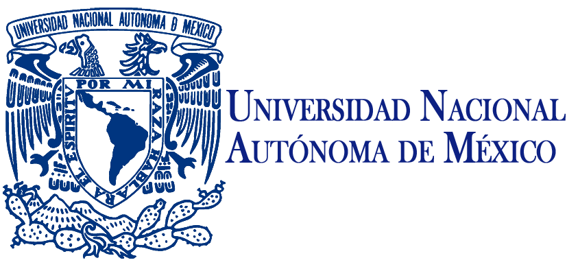 Logo UNAM Azul Landscape